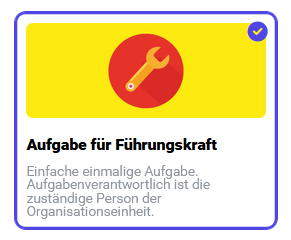 Standardtyp auswählen