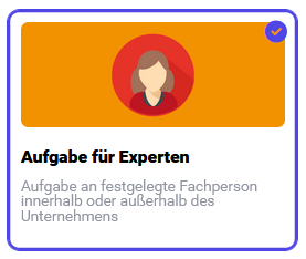 Aufgabe mit festem Benutzer