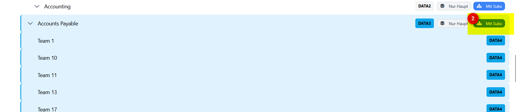 Parent Element with Sub-Elements