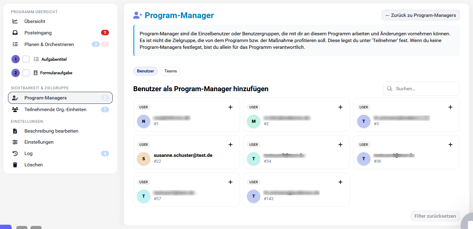 Managing Program Managers